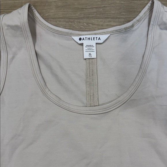 Athleta Women's Beige Tank Top - Picture 4 of 6